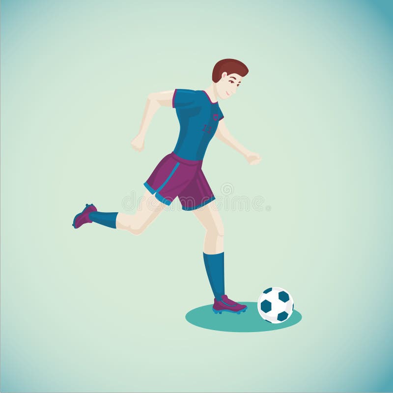 Jugador De Fútbol Con La Bola Personaje De Dibujos Animados Aislado Ilustración Del Deporte Ilustración del Vector - Ilustración de jugador, joven: 75814956 Jugador De Fútbol Con La Bola Personaje De Dibujos Animados Aislado Ilustración Del Deporte Ilustración del Vector - Ilustración de jugador, joven: 75814956