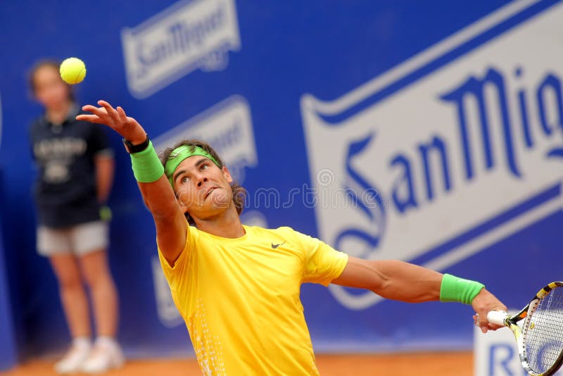 Jugador de tenis español Rafa Nadal imagen de archivo Jugador de tenis español Rafa Nadal imagen de archivo