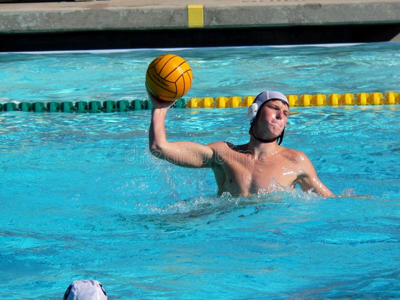 Jugador del water polo foto de archivo libre de regalías Jugador del water polo foto de archivo libre de regalías