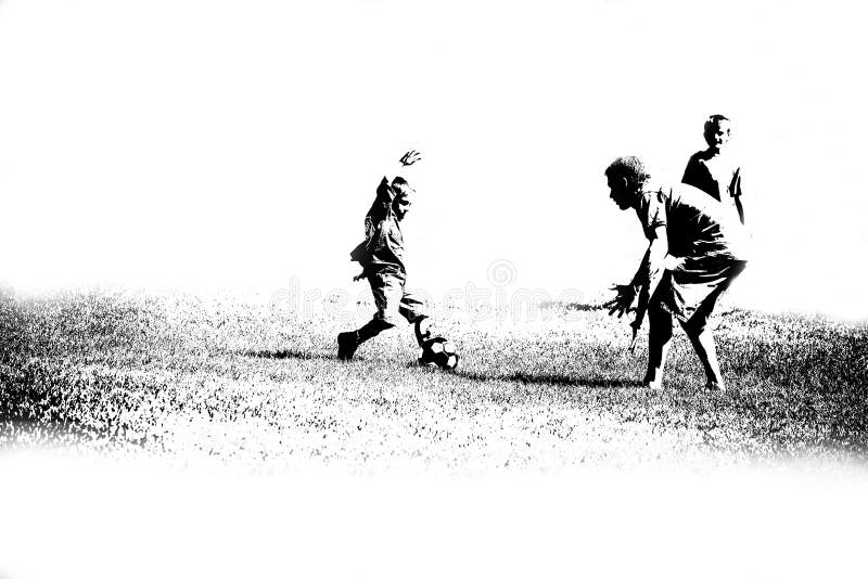 Jugadores de fútbol abstractos libre illustration Jugadores de fútbol abstractos libre illustration