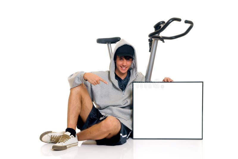 Jugendlicheignungfahrrad lizenzfreies stockbild Jugendlicheignungfahrrad lizenzfreies stockbild
