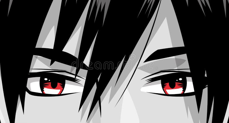 Face young man monochrome anime style character vector illustration design. Face young man monochrome anime style character vector illustration design