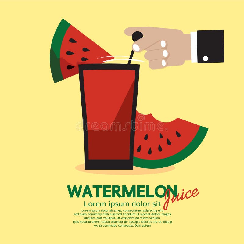 Jugo de la sandía libre illustration Jugo de la sandía libre illustration