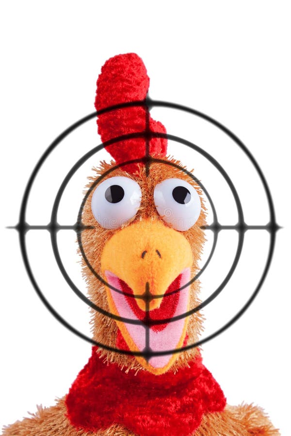 Juguete de grito del gallo con la blanco en primero plano imagenes de archivo Juguete de grito del gallo con la blanco en primero plano imagenes de archivo