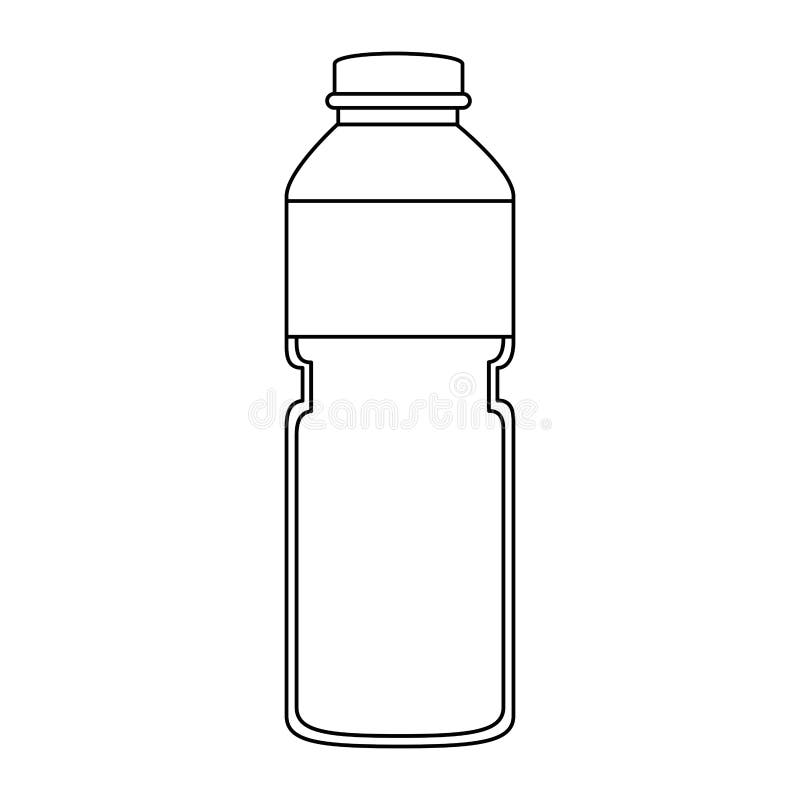 Fruit Juice Bottle Clipart Black