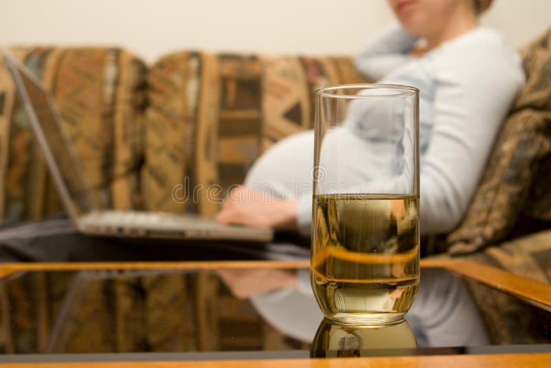 Juice for a pregnant mom stock image. Image of material 2422225