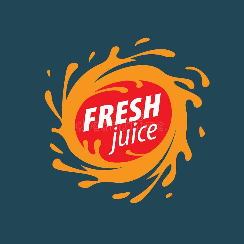 Juice splash vector sign stock vector. Illustration of juice 125818673