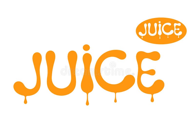 Juice. Vector illustration (EPS 10). Juice splash logo vectors