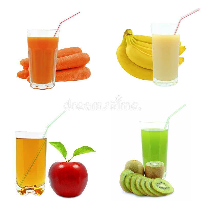 Juices from Fruits and Vegetables Stock Photo Image of liquid