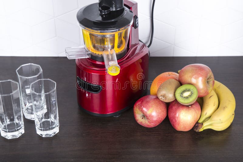 Juicing Fresh Vegetables And Fruit Stock Photo Image of kale