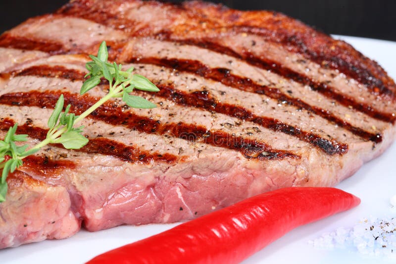 Juicy beef steak