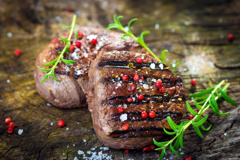 Juicy Fillet Steak stock image. Image of rustic, meat 57492839