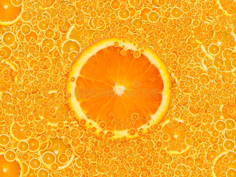 Juicy Orange Background