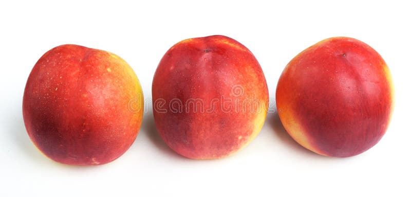 Juicy peaches stock photography