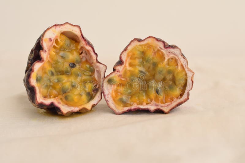 Juicy ripe passion fruit stock image. Image of ripe, passion 75052057