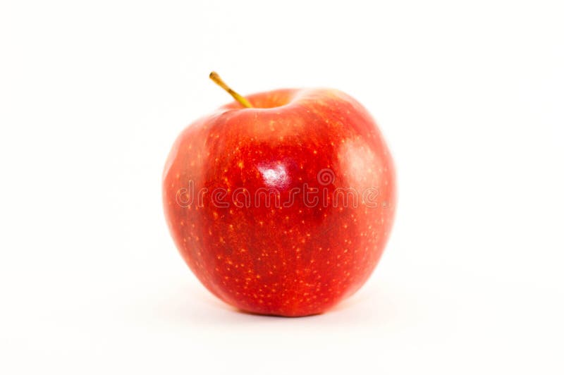 Juicy ripe red apple