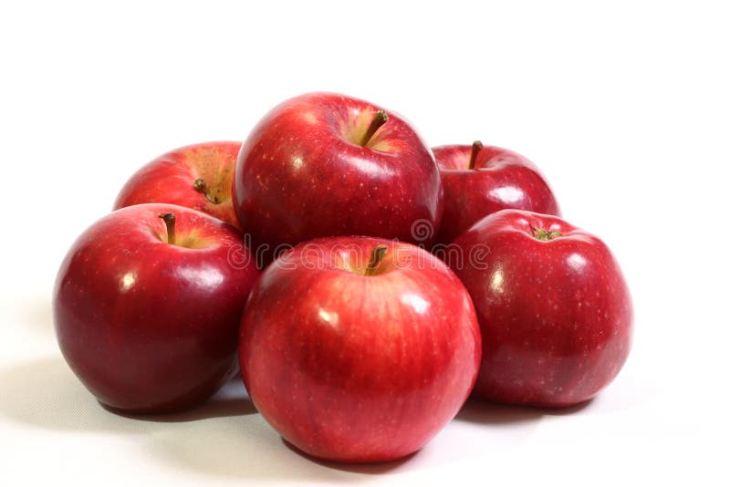 Juicy, ripe, red apples