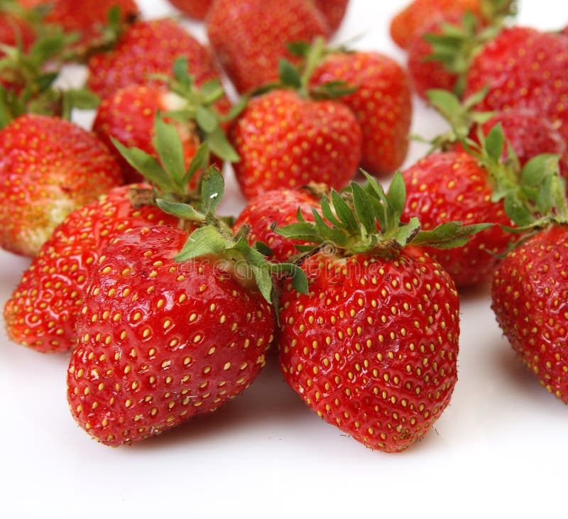 Juicy Strawberries for Healthy Eating Stock Image Image of
