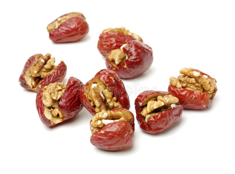 Jujube walnut stock image. Image of white, healthy, good 164011257