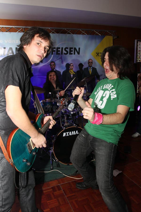 Jukeboxmusikband arkivbild Jukeboxmusikband arkivbild