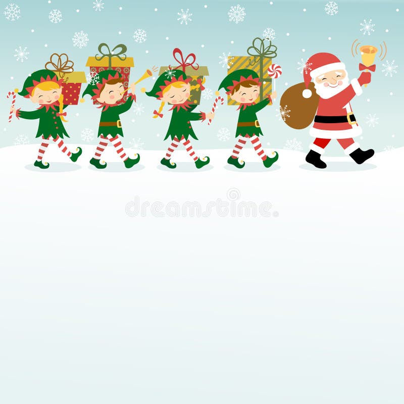 Julbakgrund stock illustrationer