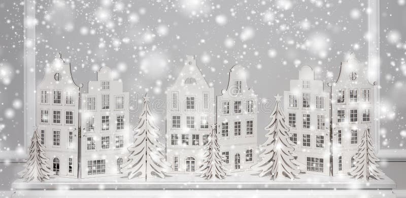 Julbakgrund av pappers- garneringar Sammansättning för Xmas och för lyckligt nytt år royaltyfria bilder