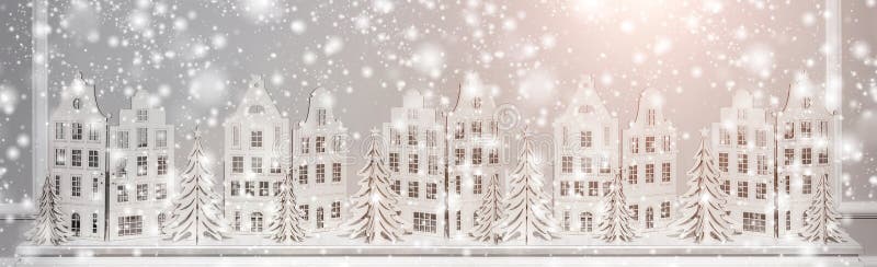 Julbakgrund av pappers- garneringar Sammansättning för Xmas och för lyckligt nytt år arkivfoto