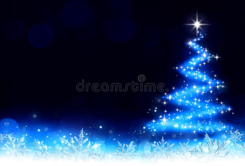 Julbakgrund med en slinga av stardust och snöflingor stock illustrationer