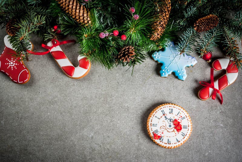Julbakgrund med pepparkakor arkivbild Julbakgrund med pepparkakor arkivbild
