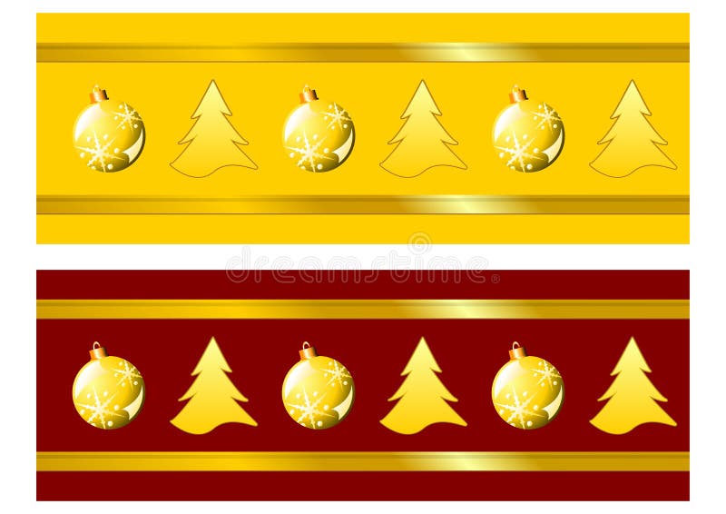 Download Julband vektor illustrationer. Illustration av trees, band - 3544217