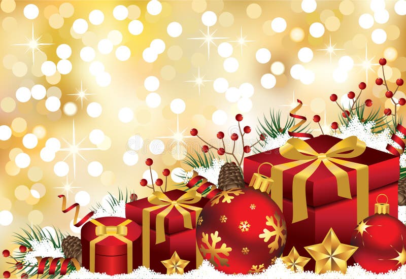 Juldesign vektor illustrationer
