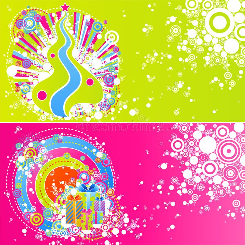 Juldesign vektor illustrationer