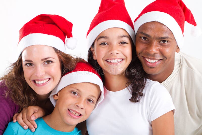 julfamiljstående royaltyfri fotografi julfamiljstående royaltyfri fotografi
