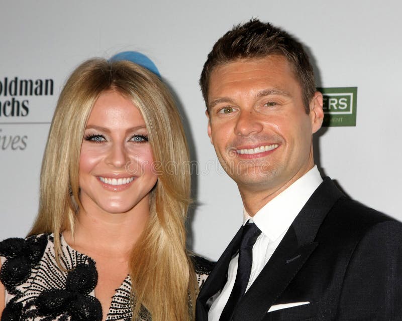 LOS ANGELES - SEPT 27: Julianne Hough, Ryan Seacrest arriving at LAs Promise 2011 Gala at the Grand Ballroom, Hollywood & Highland on September 27, 2011 in Los Angeles, CA