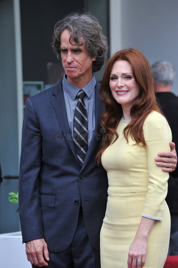 Julianne Moore & Jay Roach royalty-vrije stock foto Julianne Moore & Jay Roach royalty-vrije stock foto
