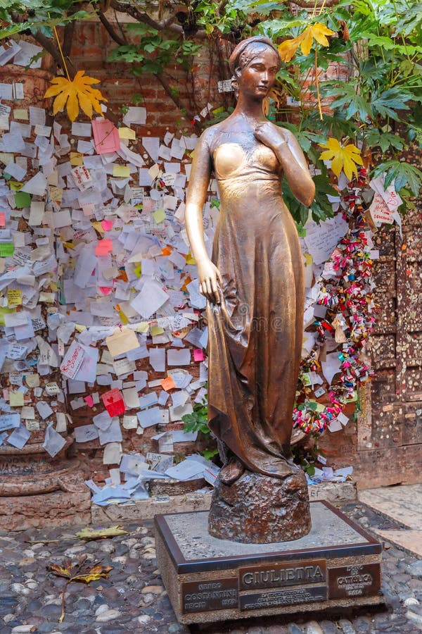 Juliet staue i Verona, Italien