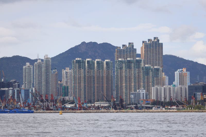 1 July 2020 an Architecture at the Tai Kok Tsui, Hk Stock Image Image