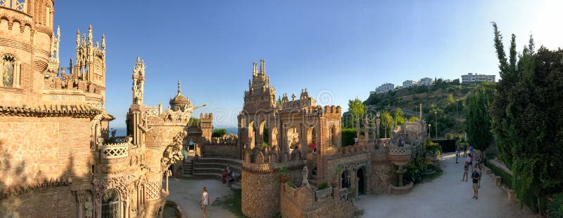 22 July 2017 - `Colomares Castle` Benalmadena, Cadiz, Spain