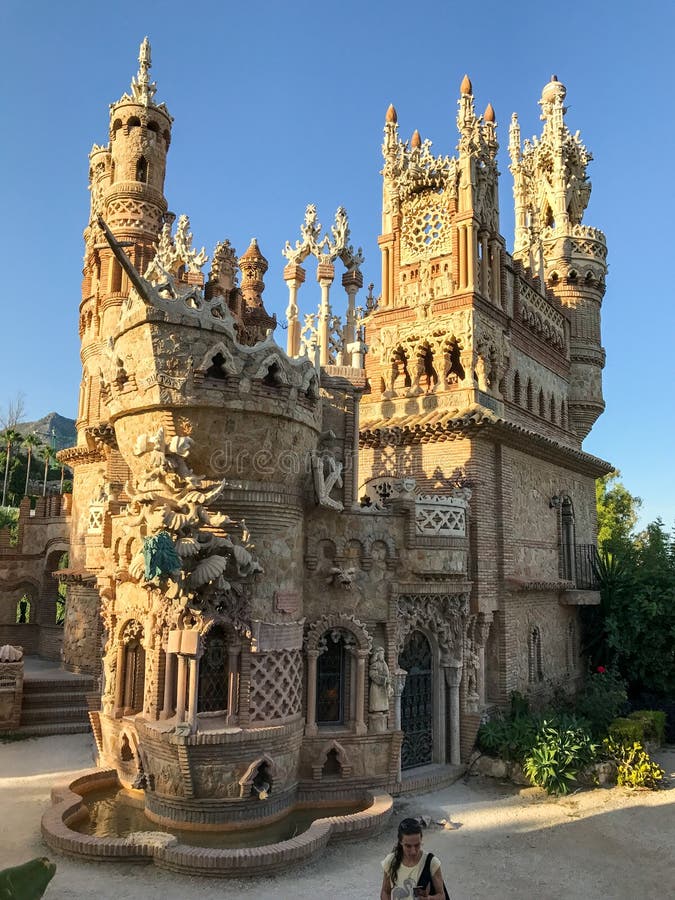 22 July 2017 - `Colomares Castle` Benalmadena, Cadiz, Spain