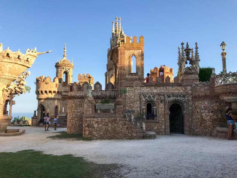 22 July 2017 - `Colomares Castle` Benalmadena, Cadiz, Spain