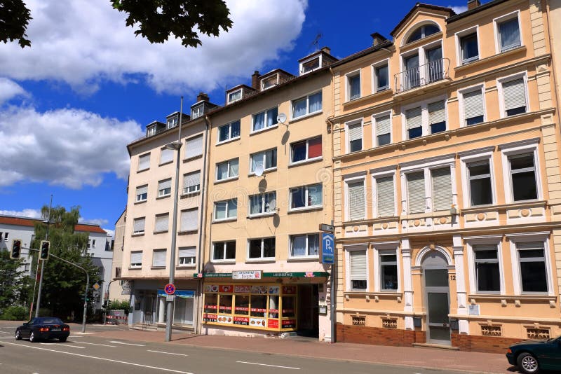 July 07 2020 Pirmasens, Germany View in City of Pirmasens in the