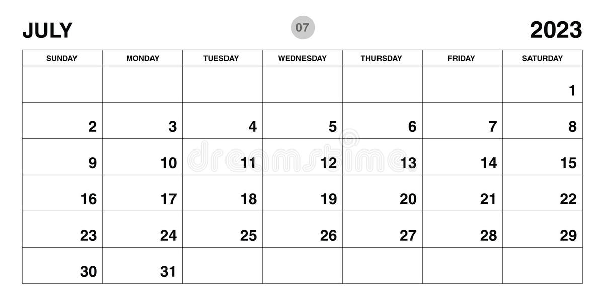 2023 Calendar Start Sunday Stock Illustrations 1 665 2023 Calendar