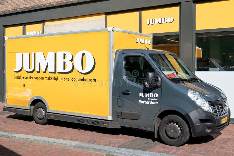 Jumbo Delivery Van At Branch Editorial Stock Photo - Image ...
