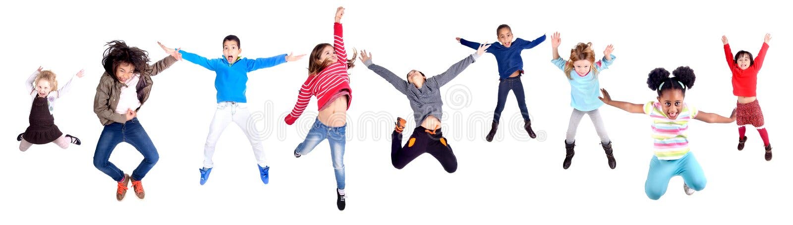 Jump stock image. Image of energetic, cute, jump, kids - 40630331