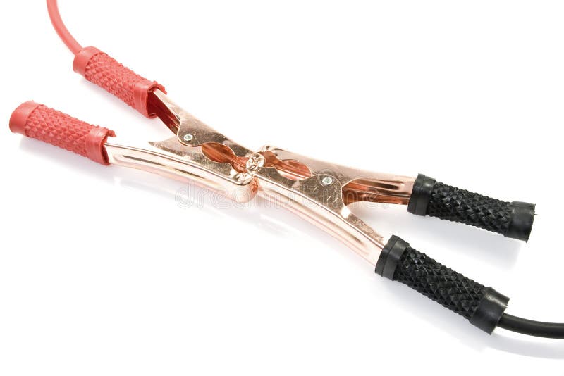 Clamp jumper cable stock image. Image of cable, copper 35977071