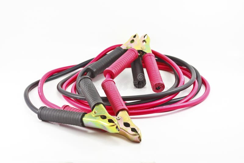 Jumper Cables for Jump Starting a Car Stock Image Image of negative, rescue 29039487