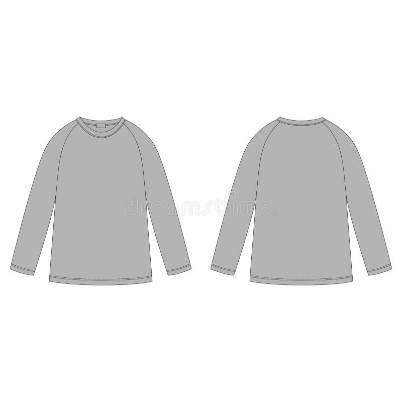 Raglan Sweatshirt Sketch Stock Illustrations – 442 Raglan Sweatshirt ...