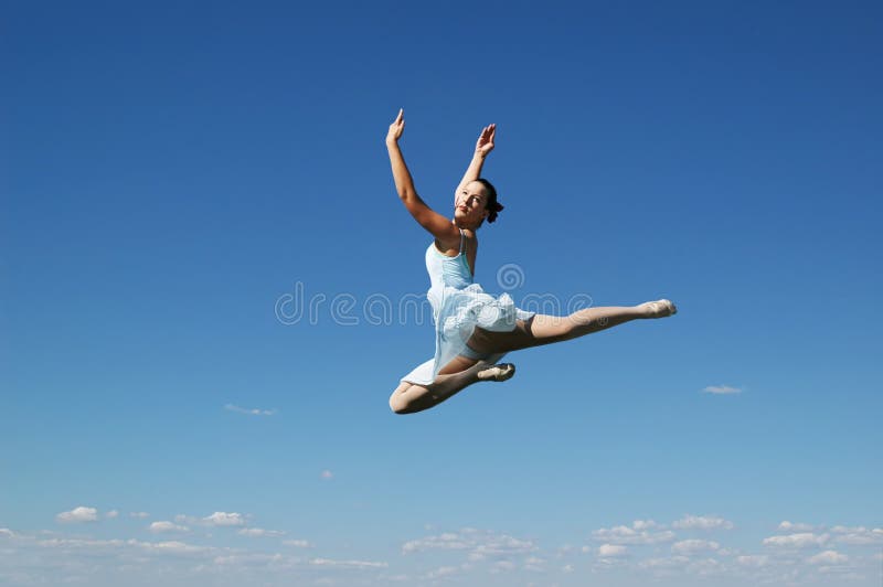 Jumping ballerina