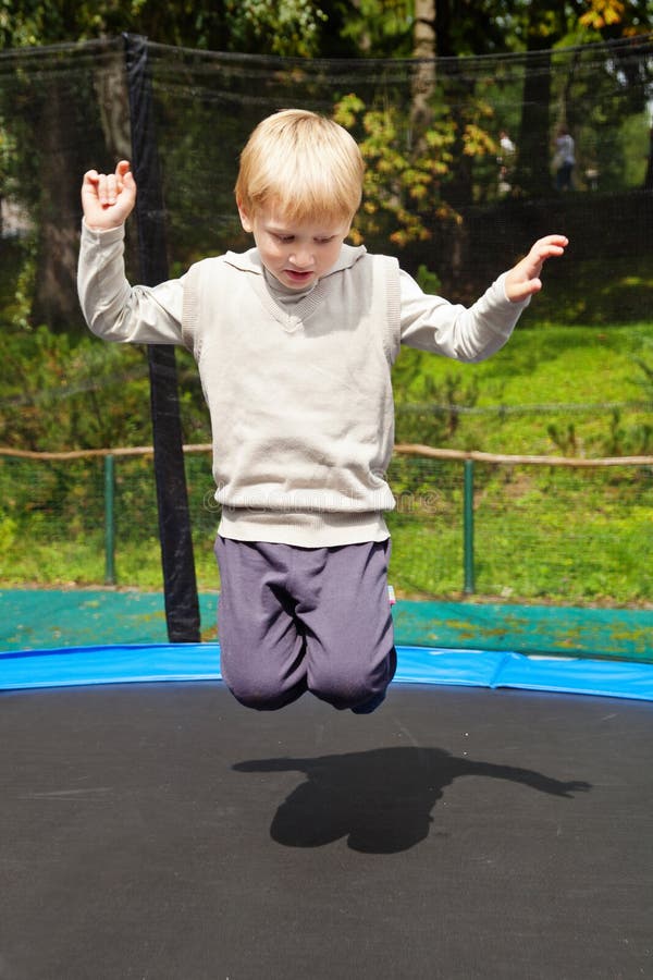 Jumping boy