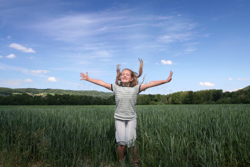 Jumping girl